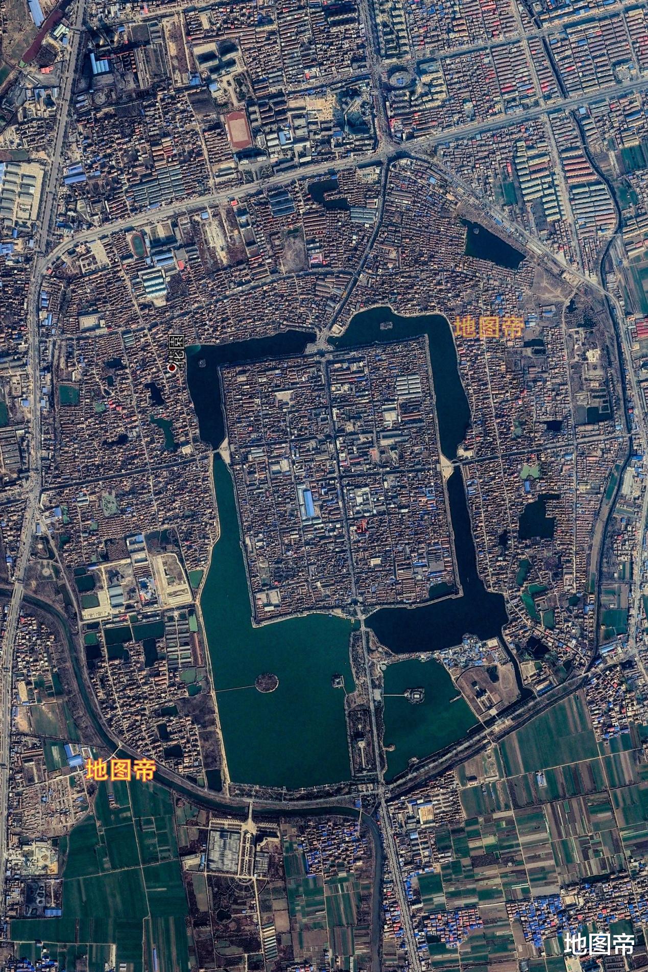 地图帝|商丘古城,为何形似古铜钱?