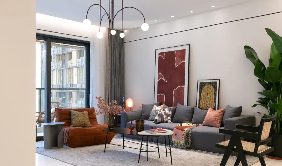 设计师|他家190㎡,坚持拆掉一面墙,入户后,被满屋的高级感吸引了