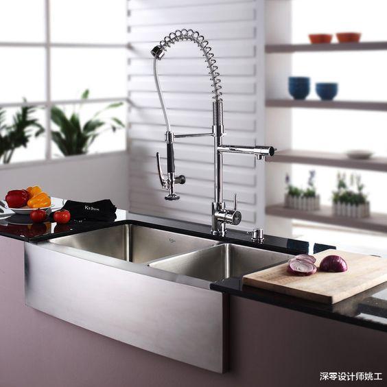 「」一个水龙头2个出水口，装成这样太好用了，一人一个再也不用抢