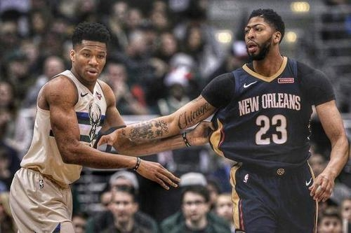 #广州恒大#“逆天长臂”浓眉哥与“超长跟腱”字母哥两位顶尖大前锋谁更强?