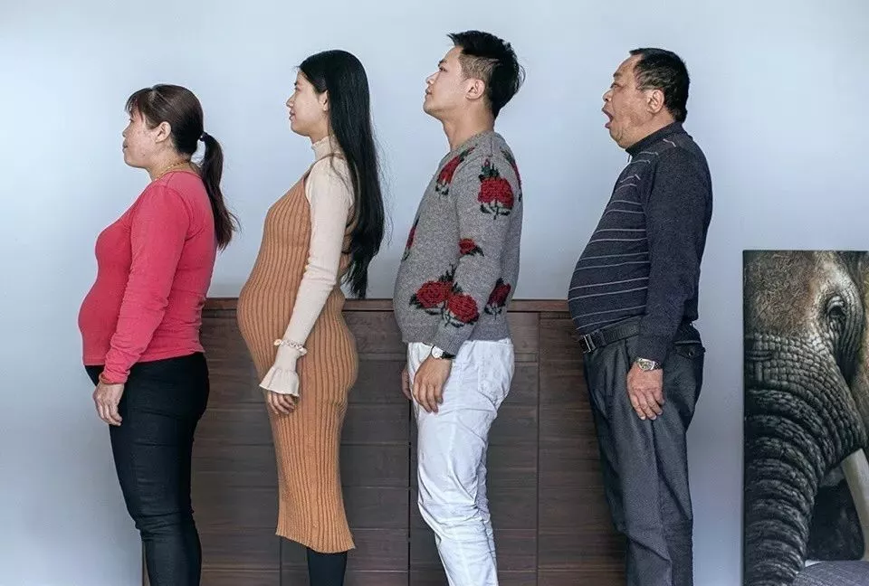 |一张一家人的减肥对比图，刷爆了朋友圈！太励志…