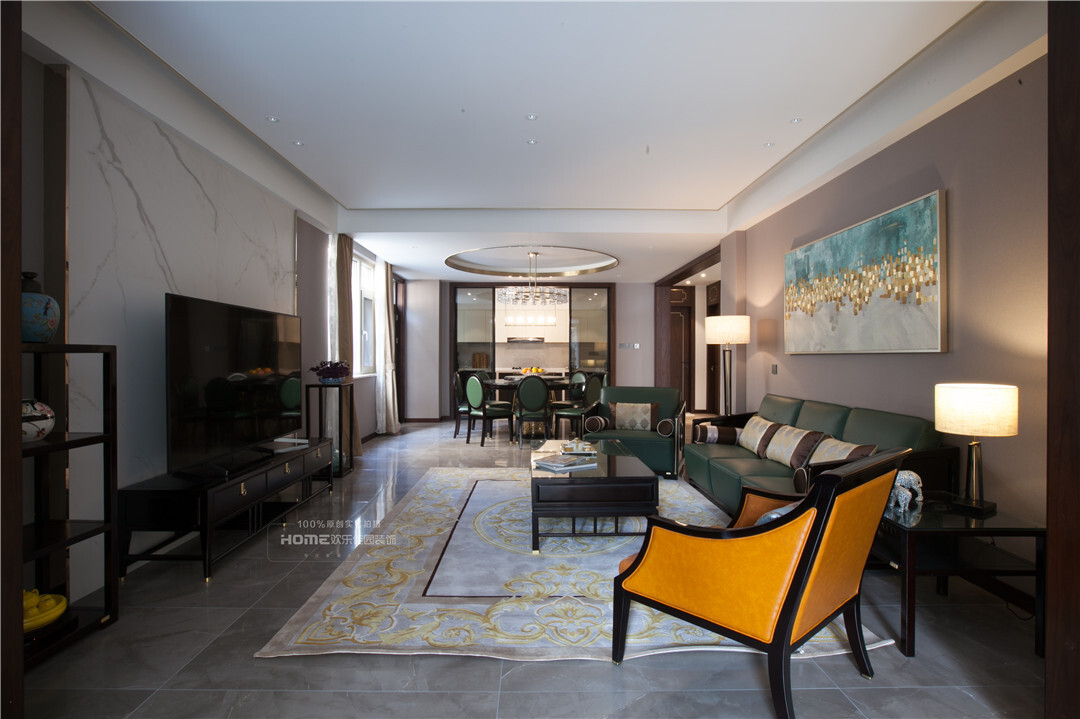 |轻奢中式，东方底蕴间带着现代质感