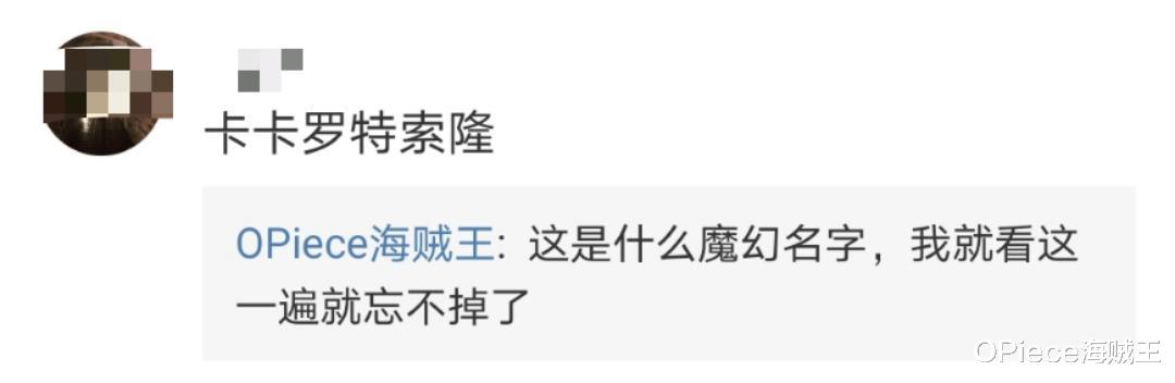 士力架|海贼王中的名字常常被叫错，卡卡罗特索隆是谁？克力架变士力架
