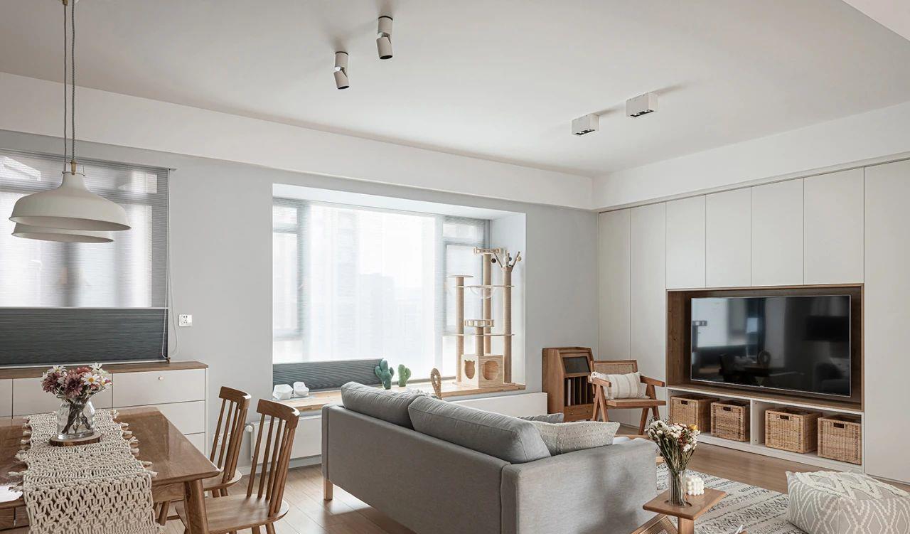 |参观后她的135㎡新家，才懂什么叫原木风，都市里的慢生活