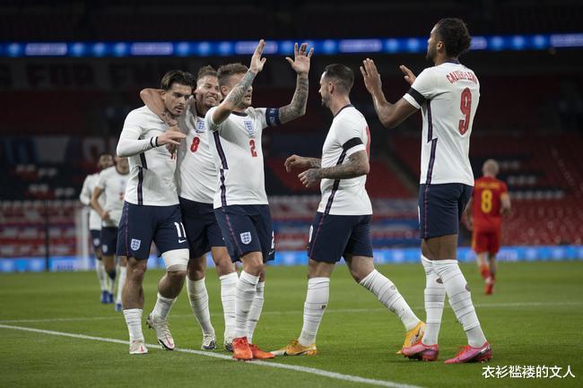 英格兰队|三球均是处子球！英格兰3-0完胜威尔士，狼队后卫铁树开花