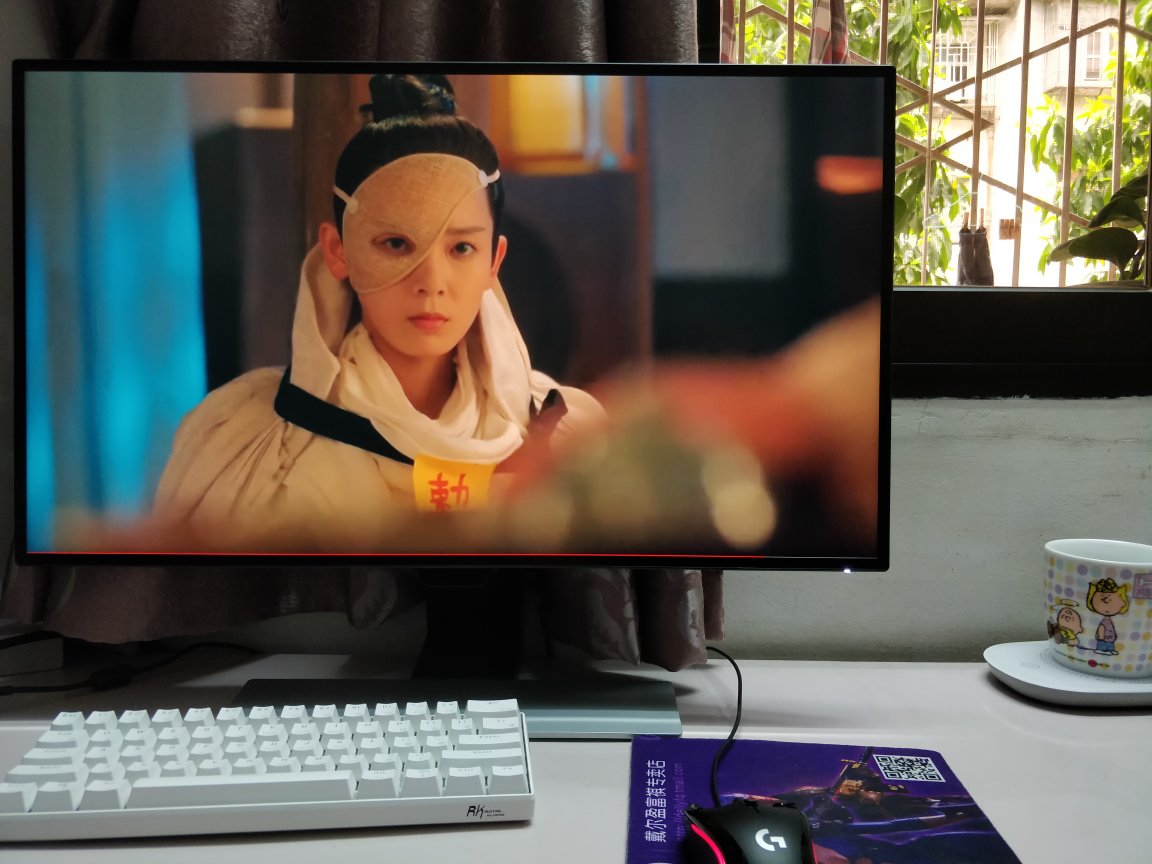 【5G】明基27英寸IPS办公显示器，2K超清内置音箱自动调光