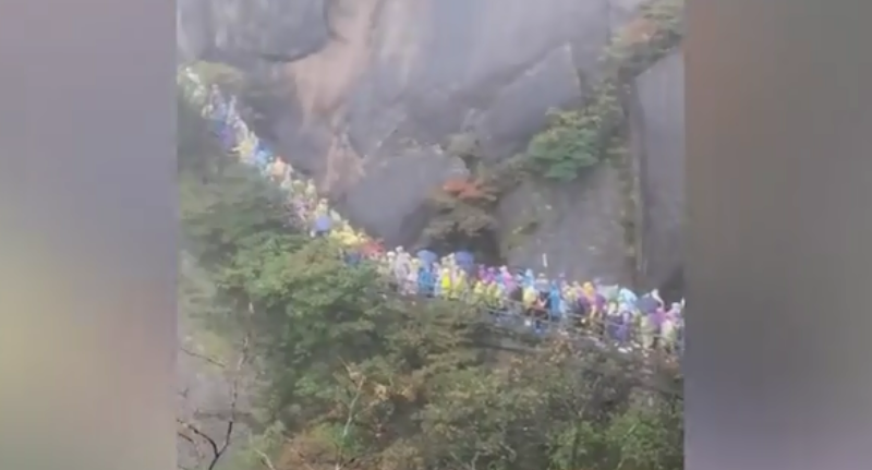 红星新闻|“我后悔了，我不想出来玩了！”有人黄山爬到一半想回家，进退两难...