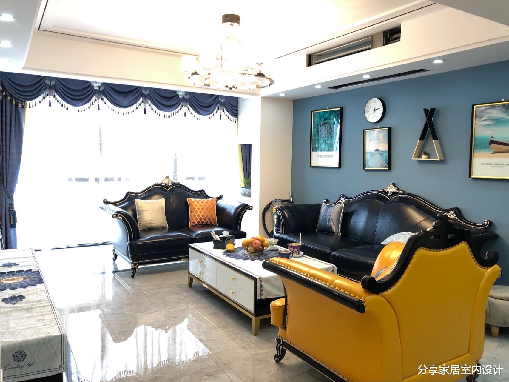 ：新房装修一年，终于全部搞定，打了很多柜子特别实用，家人很喜欢