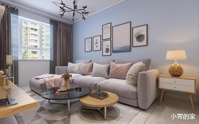 |小两居无客厅户型爆改一居室，砸掉1墙俩门，装矮墙客厅超宽敞！