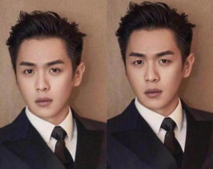 杜海涛▲当明星换上双眼皮,邢昭林自然,张若昀别扭,杜海涛秒变韩国欧巴