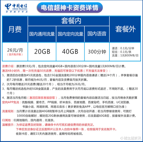 #电信#电信这次“玩真”的？60G流量+300分钟通话仅26元，你会心动吗？