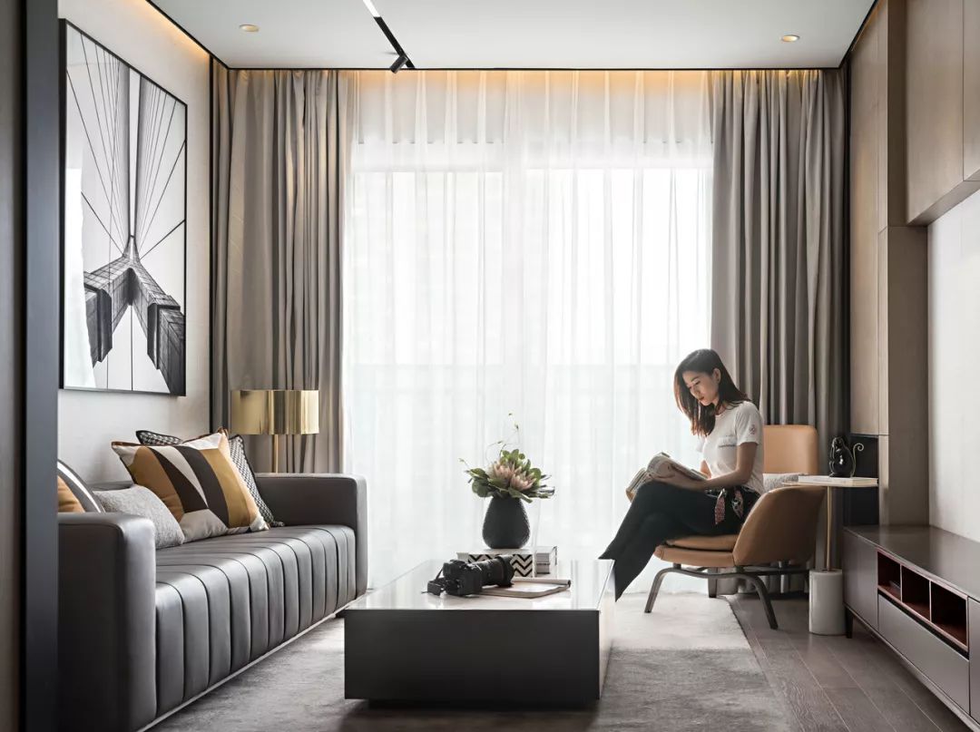 90㎡现代范小窝，有品质的小房子，华丽端庄又华丽！