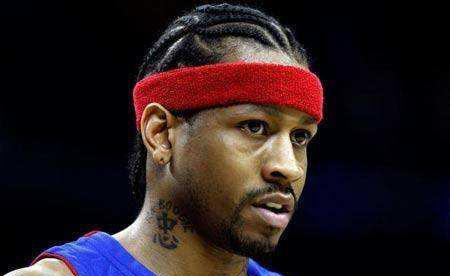 「艾弗森」谁的中文纹身最成功，艾弗森是典范，全明星中锋的字让姚明笑掉牙