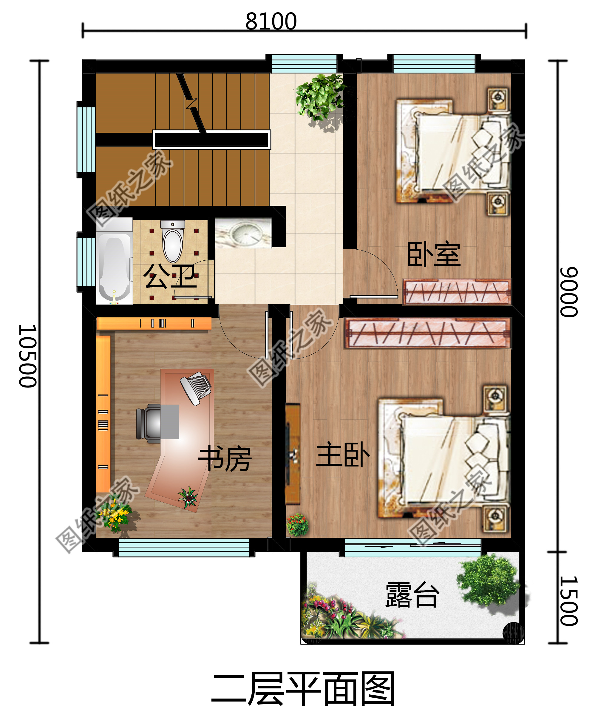 |4栋不同风格的乡村美墅，占地百平左右，小基地也能建，照样惊艳