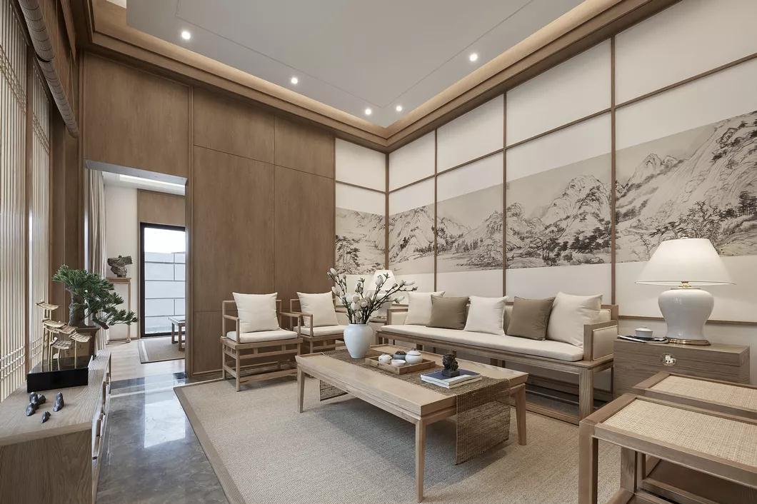 天机富春山居图|正流行的新中式风格怎样打造？附从《富春山居图》开始的案例赏析