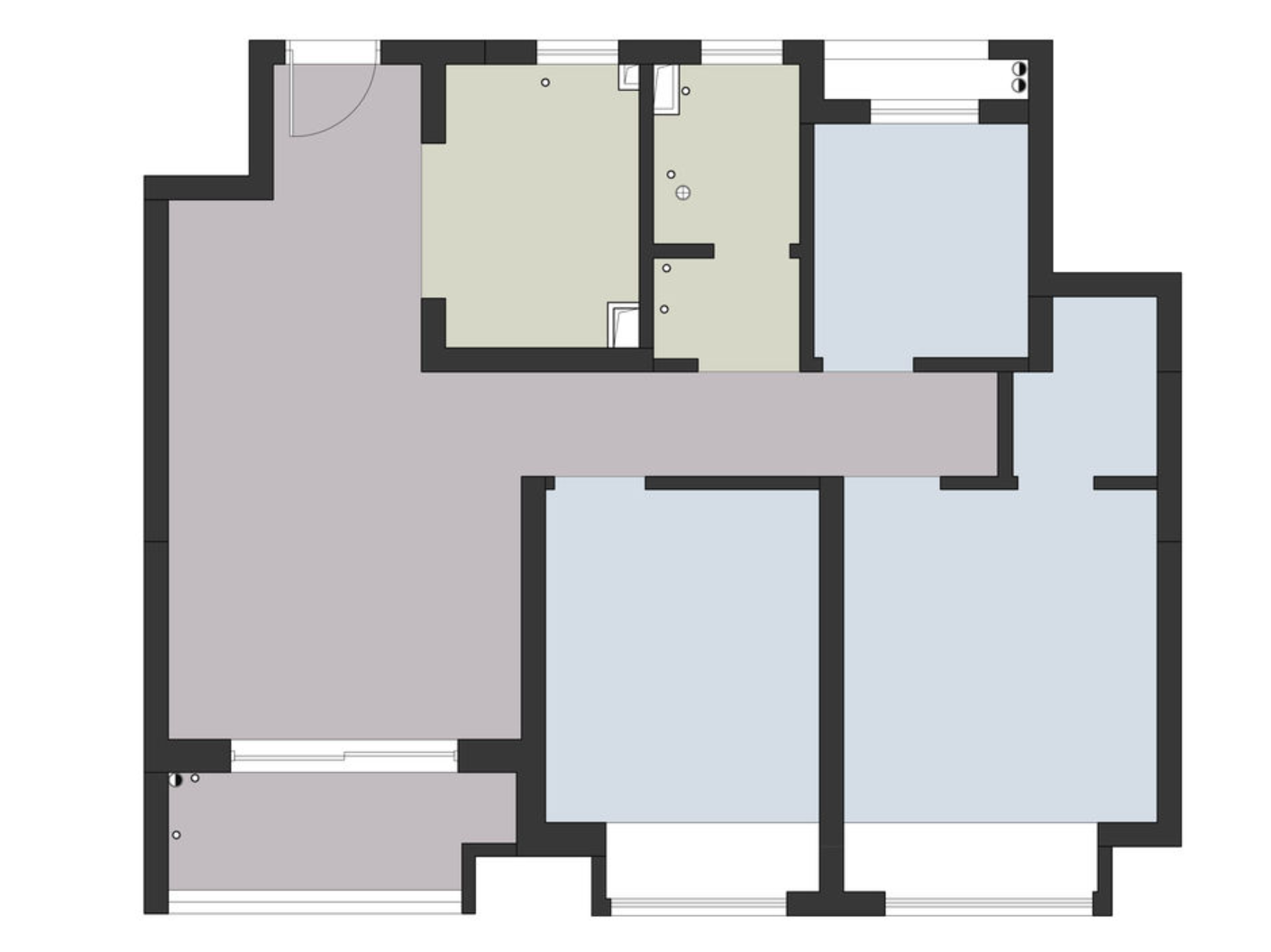 |这是我见过最干净的混搭风，全屋层次明显，背景墙很有档次