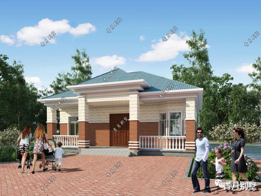 「」6套一层乡村小别墅，小户型也有大天地！