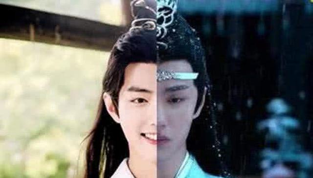 #魏无羡#陈情令CP半张脸，魏无羡蓝忘机无缝连接，看见图4：快分手！