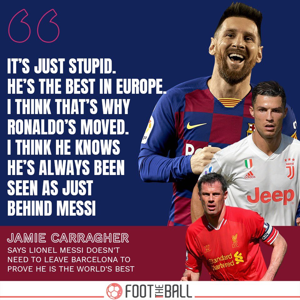 「梅西」利物浦传奇：让梅西离开巴萨的人太愚蠢 C罗转会因为他不如梅西