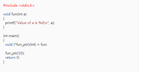 c语言|C语言难点之C中的功能指针