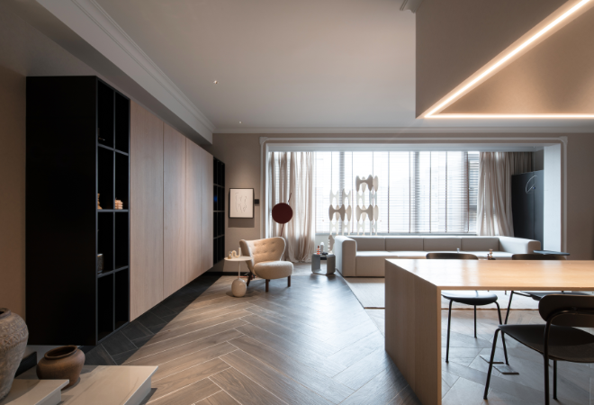 ##237㎡现代简约大宅，一家4口放松的居心地！