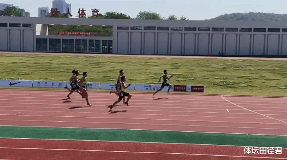 #谢震业#中国百米天才横空出世！起跑虽慢却10秒45夺冠 他是谢震业接班人