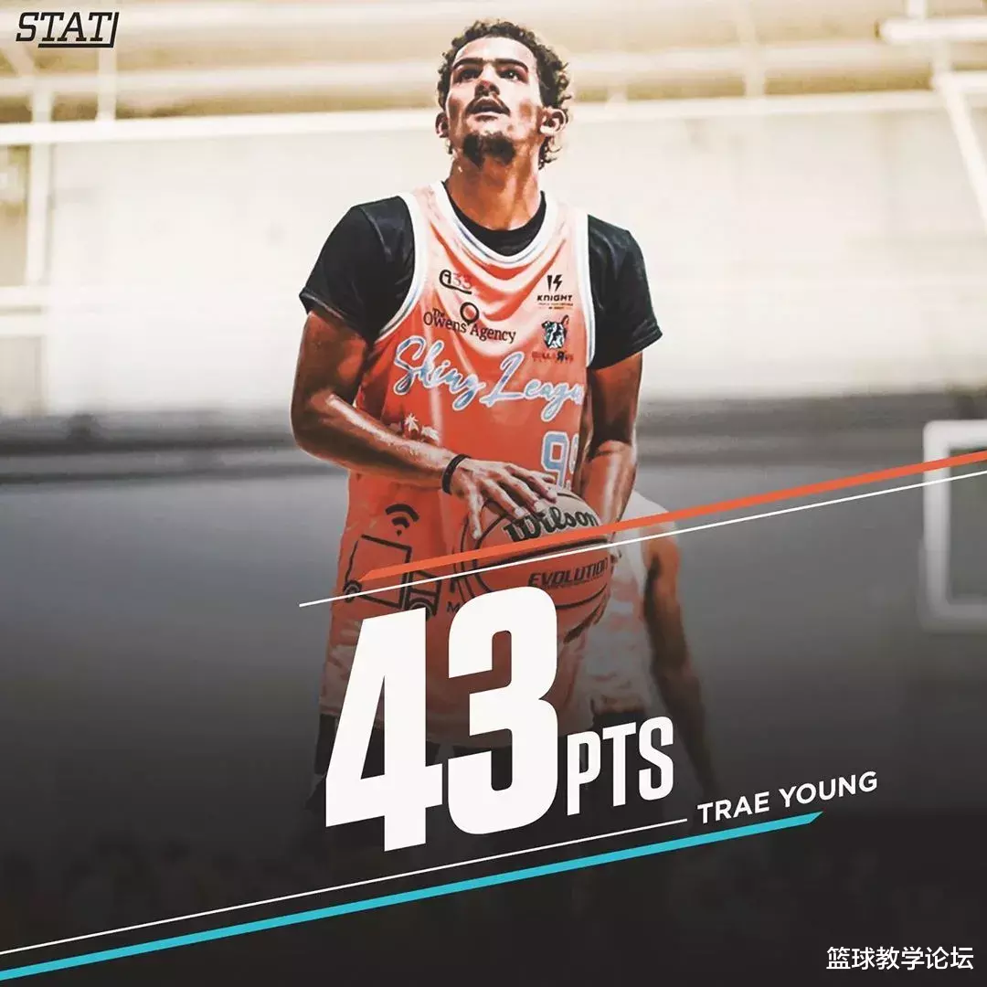 『特雷·杨』特雷杨首秀43分!第一场比赛开打!几百个观众不戴口罩!心真大