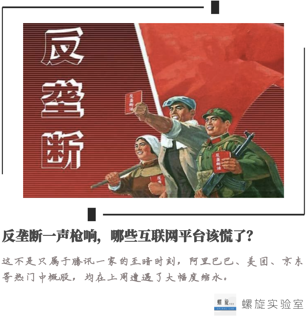 反垄断|反垄断一声枪响，哪些互联网平台该慌了？