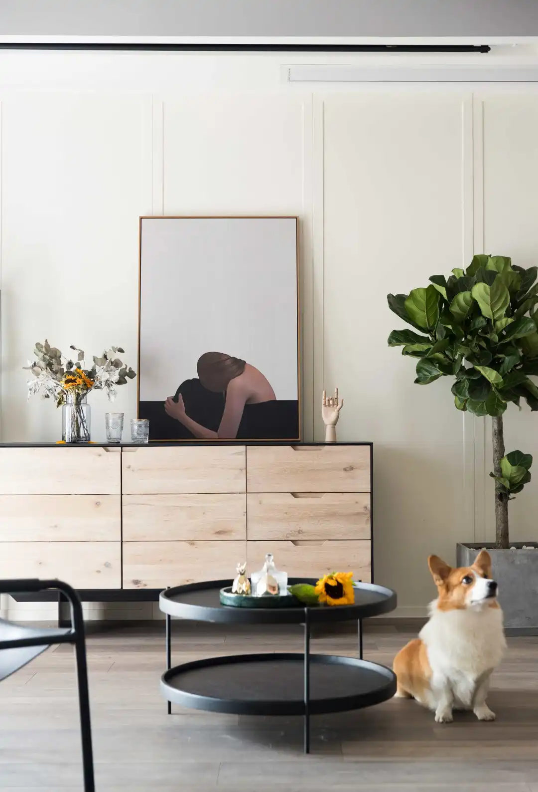 【】89㎡现代北欧风格新房装修，开放式设计清爽有格调！