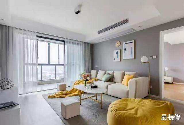@120平北欧风格装修，客厅清新淡雅，看一眼就被深深迷住！