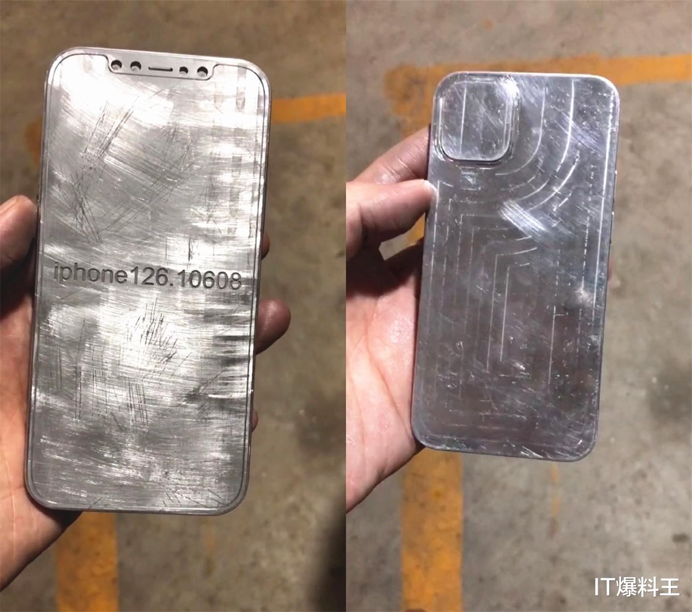 #iphone12#“无刘海全面屏”外观反转!iPhone12机模曝出:板砖式设计回归