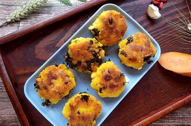 【鸡蛋】看着就馋人的粗粮早餐,不用发酵省时间,咬一口特香脆,我家常吃