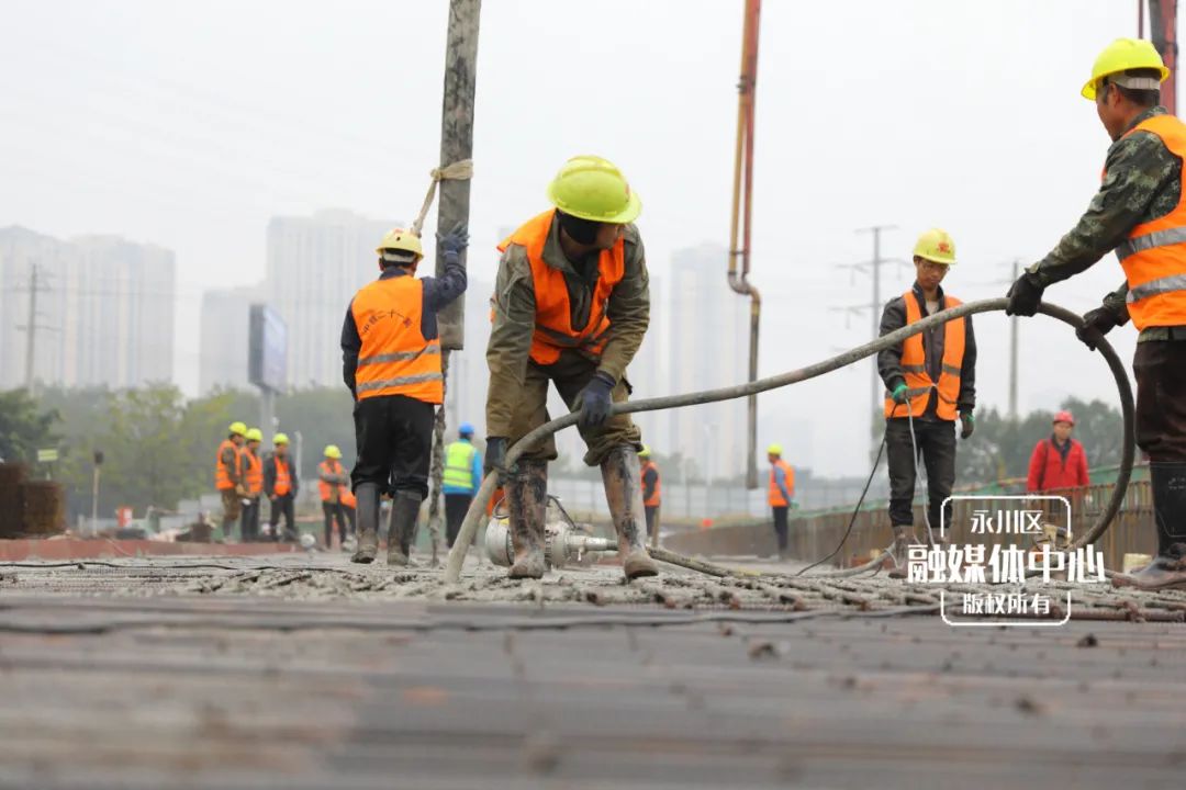 永川微发布 永川又一道路将于春节前通车