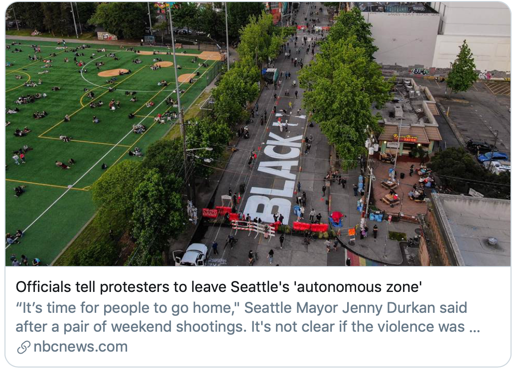 【阿森纳】白宫门口出现“黑宫”，美国市内建“自治区”意味着什么？