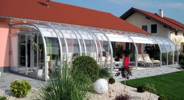 『阳光房』可伸缩阳光房超实用！可放可收，时尚还不算违建，没位置限制