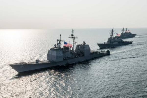 军舰|美国威慑行动宣布失败，美日澳军舰低调离去，英法感叹意味深长