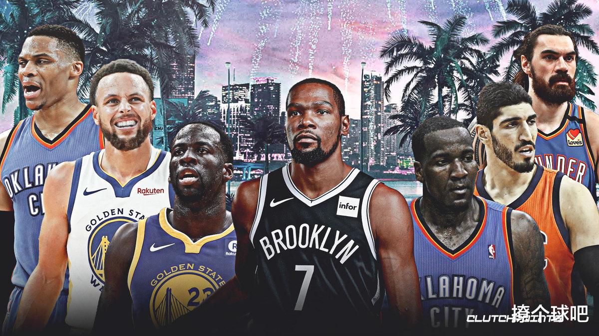 『凯文·杜兰特』美媒曝杜兰特最不喜欢的6位球员，威少第2库里第4，榜首被KD骂哭！