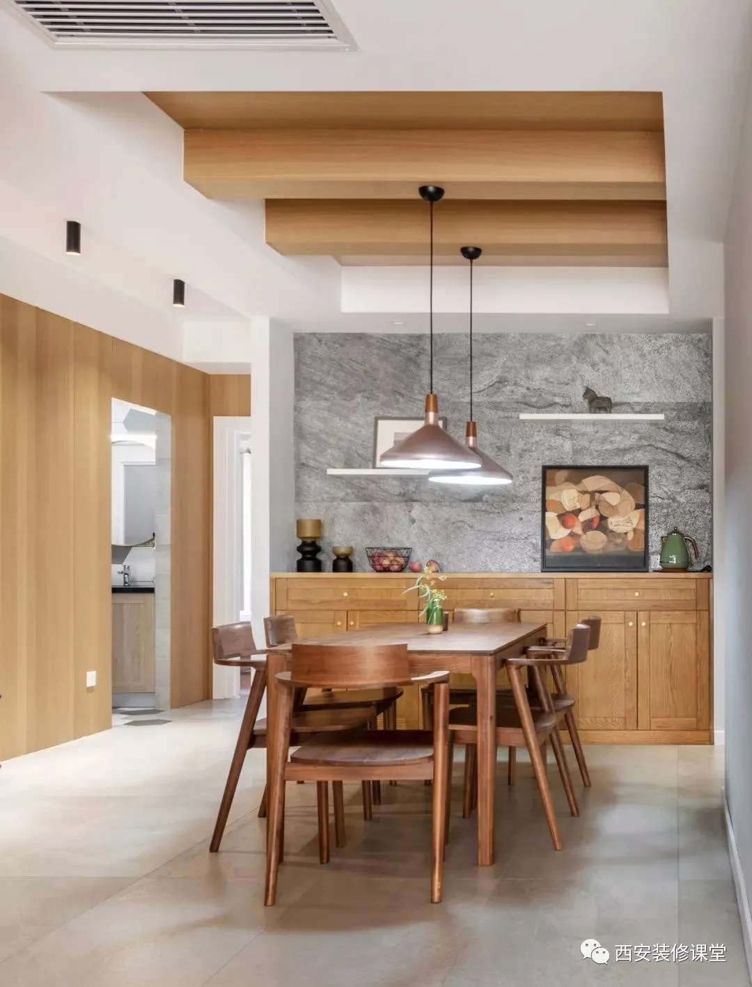 |140㎡开门见厅，新作门厅和衣帽间，打造简约原木风