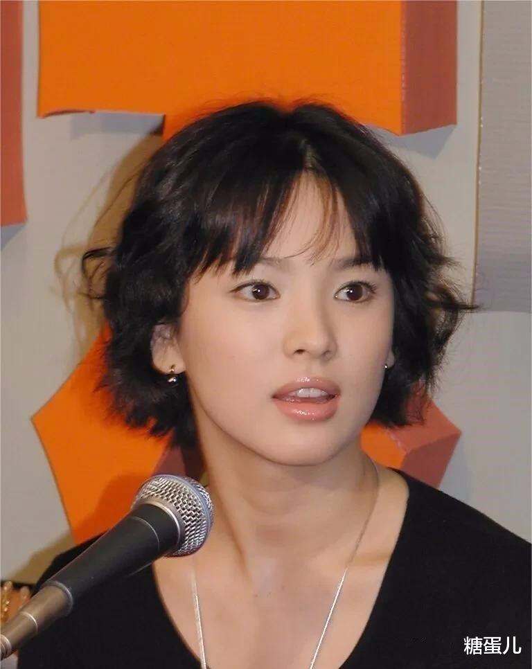 宋慧乔|早年的宋慧乔好灵动，但剪个大妈卷发，没有少女该有的清纯感！