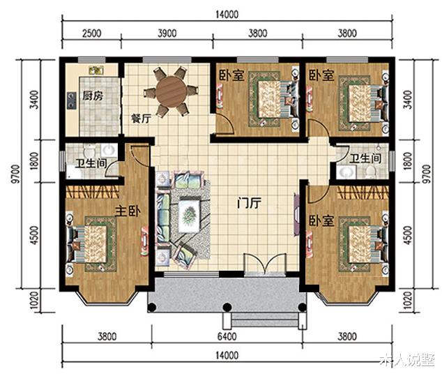@网友喊话：一层中式别墅怎么设计？造价十来万那种