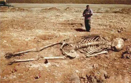 『古墓』新疆沙漠发现5000年古墓，墓主尸骨高达3米，难道世上真有巨人？