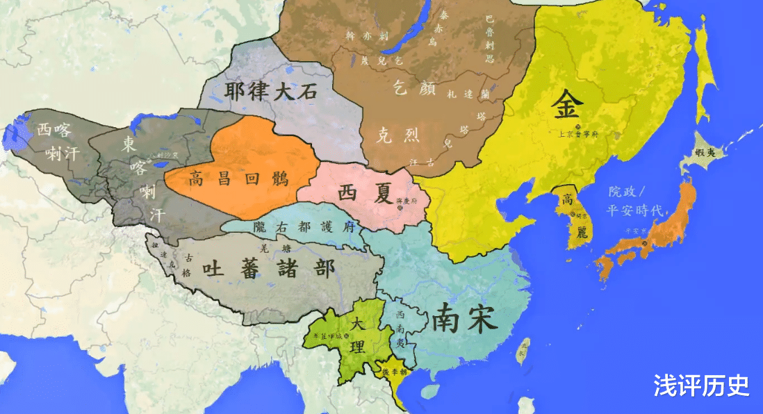 李弥|通过地图看宋元时期的疆域变迁，让你明白国家仅富裕是没有用的