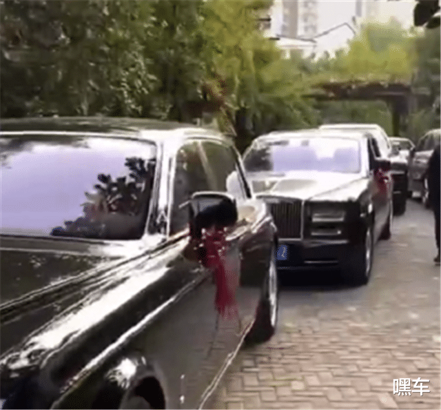 劳斯莱斯|7个亿的婚车队，足足70台，有劳斯莱斯、兰博基尼，但头车国产