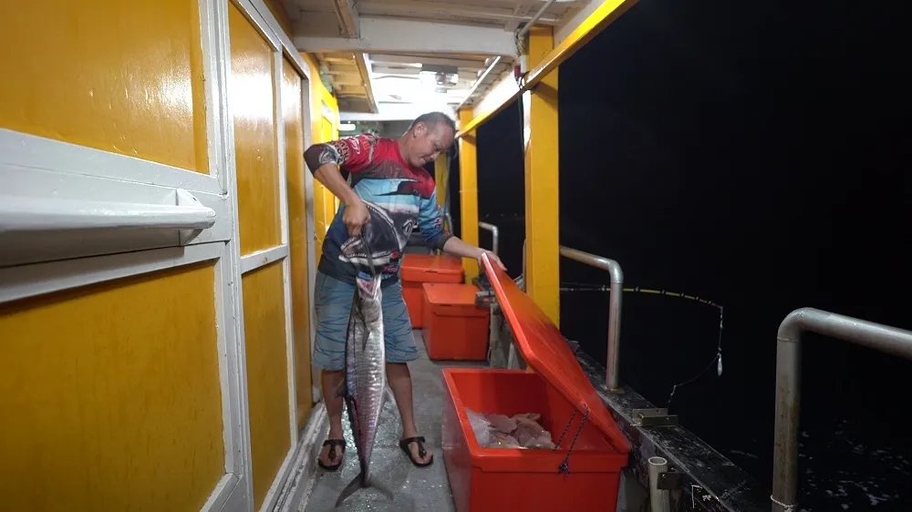 「万州」3天2晚沙巴海钓,吃住全在船上,大鱼接连上钩,过足钓鱼瘾