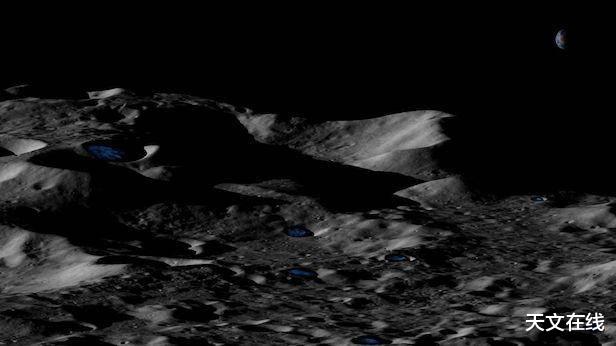 月球和水星上的浅坑可能隐藏着厚冰层