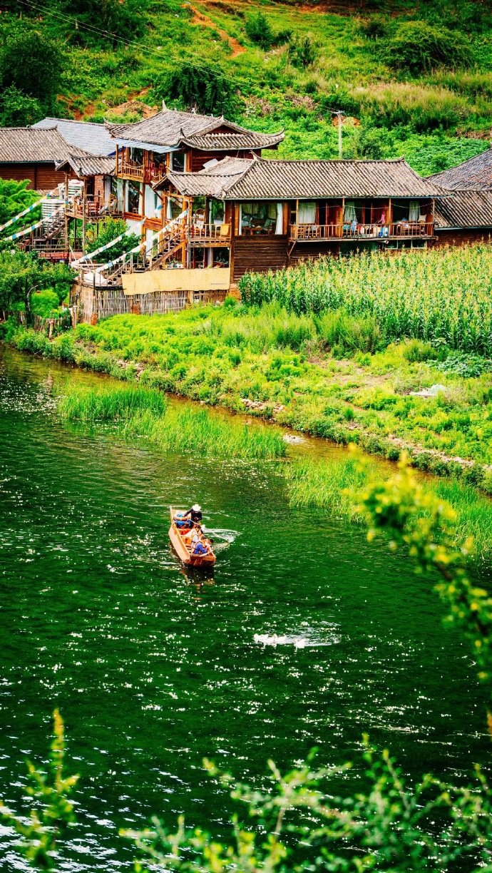「泸沽湖」泸沽湖这么美，我想和你去看看
