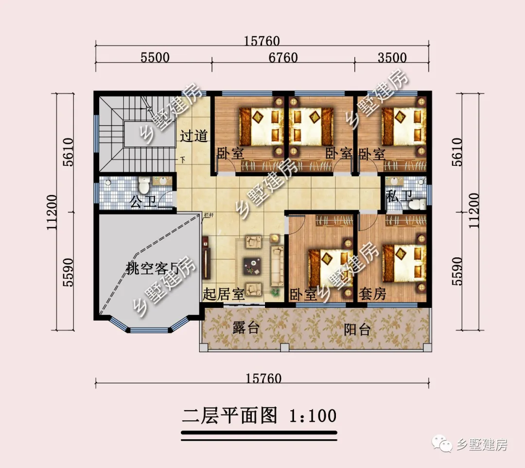 「」3款开间16米的二层别墅，四开间设计大气时尚，你喜欢哪款呢？