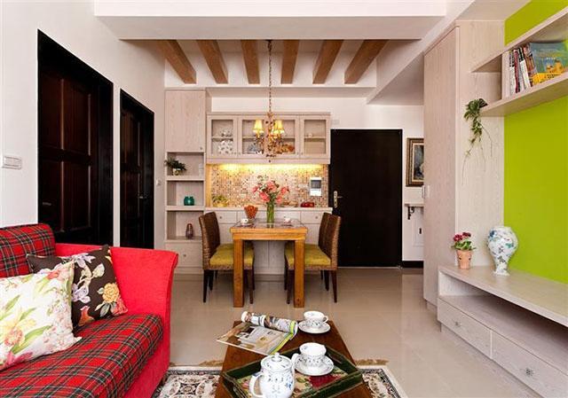 |我只是在客厅做了一排小矮柜,引得小区同户型的住户都来模仿