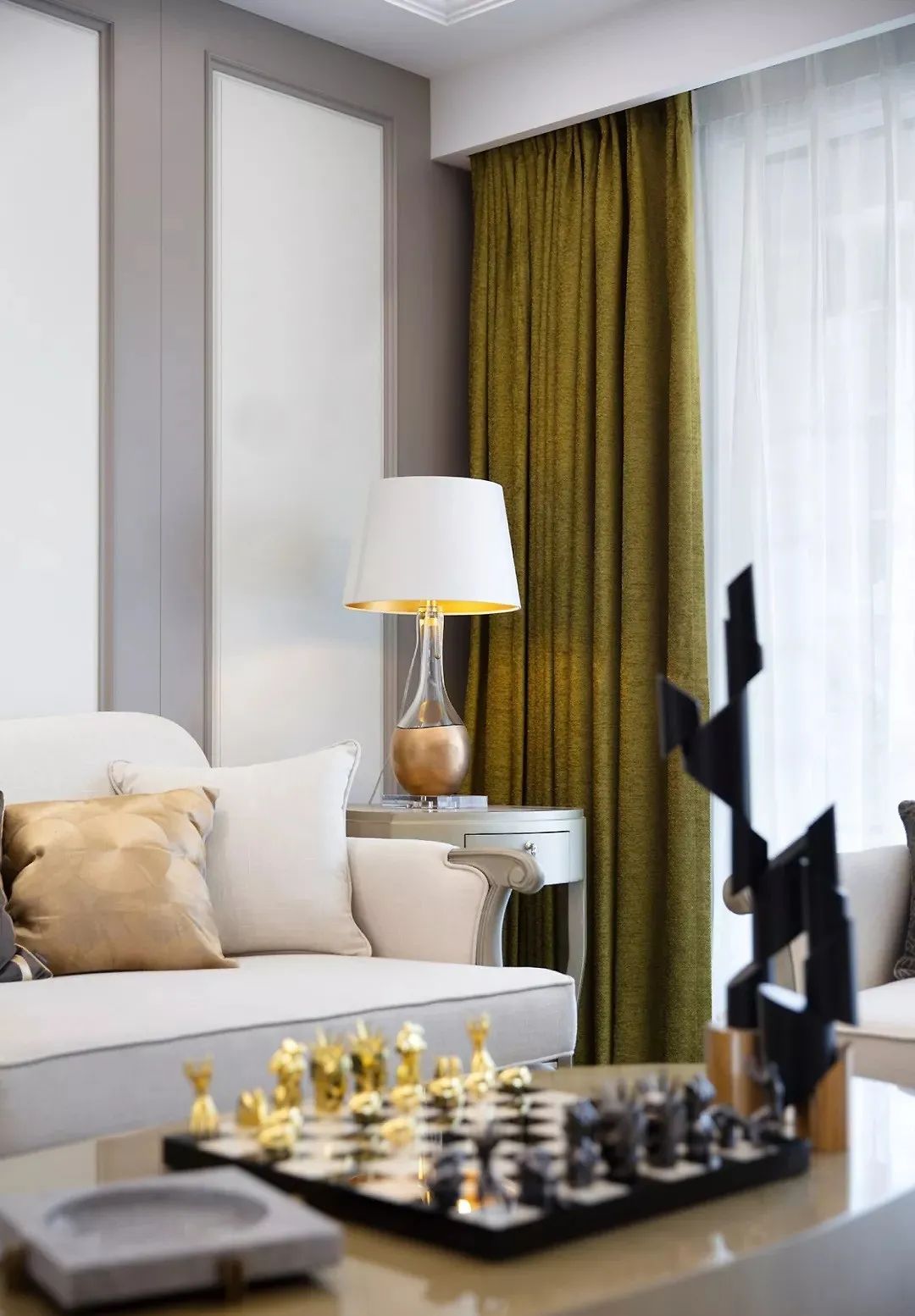 「」142㎡轻奢美式风格装修，精致优雅诠释高级质感！