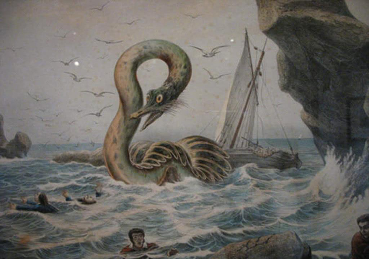 陨石▲深海巨怪大海蛇，是否真实存在？早已灭绝还是只存在于神话传说中